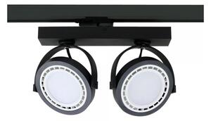 PP 777/2 BK TRACK REFLEKTOR SZYNOWY LED NOWOCZESNA LAMPA OPRAWA SYSTEMOWA SZYNOPRZEWÓD CZARNY ES111 AR111 QR111 GU10