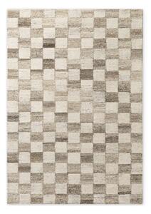 Kremowy wełniany dywan tkany ręcznie 80x150 cm Boho 1.0 Quadra – Vikosa