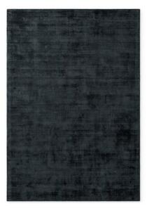 Czarny dywan z wiskozy tkany ręcznie 80x150 cm Noemi – Vikosa