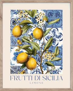 Obraz drukowany z ramą w zestawie 40x50 cm Sicilia – Styler