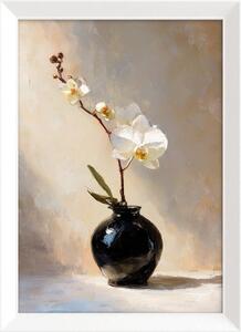 Obraz drukowany z ramą w zestawie 56x75 cm White Orchid – Styler