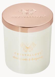 Świeca sojowa z kryształem górskim Crystallove (Bergamot)