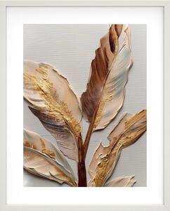 Obraz drukowany z ramą w zestawie 40x50 cm Golden Strelitzia – Styler