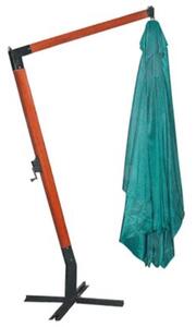 Parasol ogrodowy podwieszany, 300x400 cm, zielony