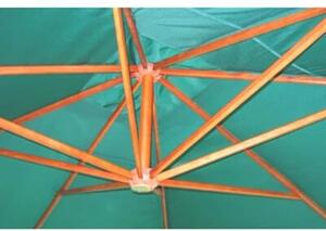 Parasol ogrodowy podwieszany, 300x400 cm, zielony