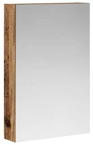 Szafka z lustrem do łazienki stare drewno 40 x 10,5 x 60,5 cm