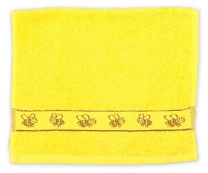 Ręcznik dziecięcy KIDS żółty 30x50 cm