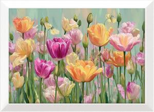 Obraz drukowany z ramą w zestawie 75x56 cm Spring Tulip – Styler
