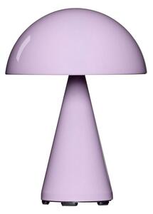 Jasnoróżowa lampa stołowa LED ze ściemniaczem (wysokość 20 cm) Mush – Hübsch