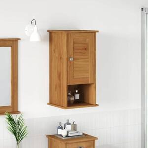Szafka łazienkowa vigo z litego drewna mango i sosny, nowoczesny design, 3 półki, brązowa