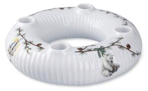 Porcelanowy adwentowy świecznik ze świątecznym motywem Hammershøi Christmas – Kähler Design