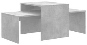 Stoliki kawowe, betonowy szary, 100x48x40 cm