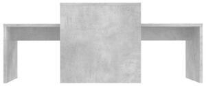 Stoliki kawowe, betonowy szary, 100x48x40 cm