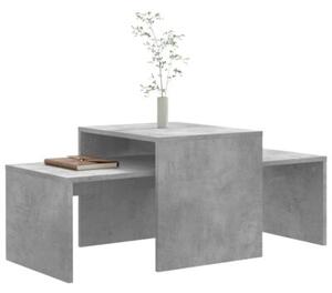 Stoliki kawowe, betonowy szary, 100x48x40 cm