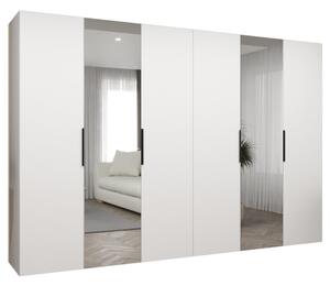Szafa uchylna otwierana Marbella 2 300 wys. 202 cm biaÅy + u. czarny