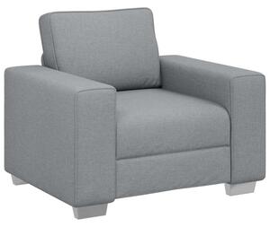 Sofa jasnoszary 100 x 77 x 82 cm tkanina