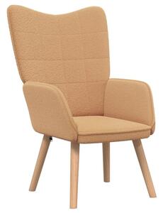 Fotel beÅ¼owy 62 x 67 x 95,5 cm tkanina sherpa