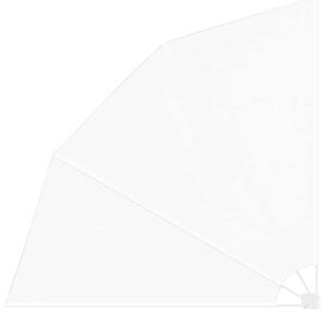 Ekran Prywatności Balkonowej 210 x 210 cm Poliester Biały
