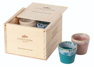 Kamionkowe filiżanki zestaw 8 szt. na espresso 90 ml Grespresso – Costa Nova