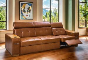 Sofa Tulum V, funkcja Relax 1x, skóra naturalna