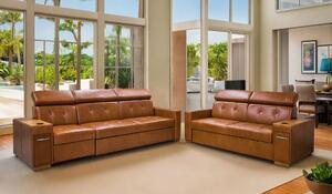 Zestaw Tulum sofa 3 osobowa z funkcją relax + sofa 2 osobowa z pojemnikiem