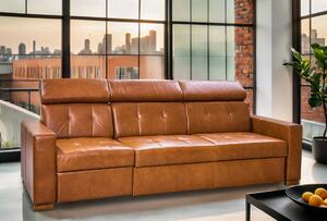 Sofa Tulum VI, 1x funkcja Relax, skóra naturalna