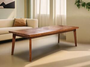 Stół rozkładany, stół dębowy 250/100 + 3×50 cm LUIS w stylu LOFT