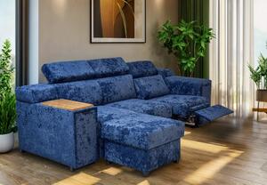 Sofa Magnum III + Pufa 250 cm, funkcja relax elektryczna