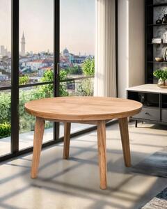 Stół Dębowy P3 fi 120 Rozkładany do 220 cm – Masywny, Elegancki