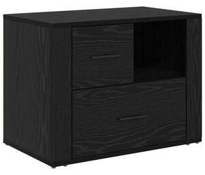 Szafka nocna czarny dÄ b 35 x 60 x 50 cm materiaÅ drewnopochodny