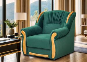 Fotel Figaro klasyczny 82x75x97 cm tkanina premium