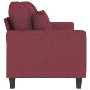 Sofa 3-osobowa, winna czerwieÅ, 180 cm,tapicerowana tkaninÄ