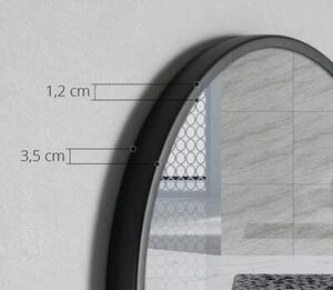 Lustro z pÃ³ÅkÄ MUFART 15099 Årednica 80 cm Czarny