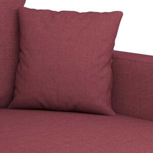Sofa 3-osobowa, winna czerwieÅ, 180 cm,tapicerowana tkaninÄ