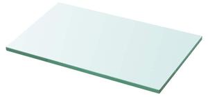 Szklany, bezbarwny panel, 30x15 cm