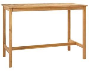 Stół barowy naturalny 150 x 75 x 105 cm lite drewno teakowe