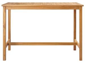 Stół barowy naturalny 150 x 75 x 105 cm lite drewno teakowe