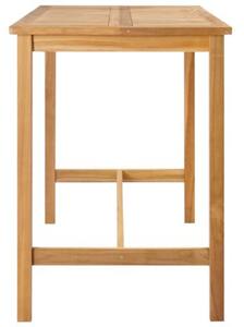 Stół barowy naturalny 150 x 75 x 105 cm lite drewno teakowe
