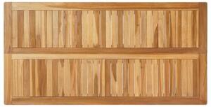 Stół barowy naturalny 150 x 75 x 105 cm lite drewno teakowe