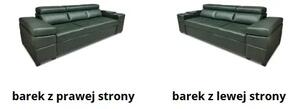 Sofa Infinity IV z funkcja spania, barek, skóra PREMIUM