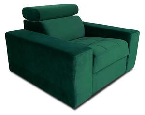 Fotel do salonu RELAX elektryczny w tkaninie szerokość 90 cm