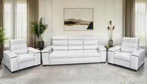 Zestaw Oreo sofa 3 ze spaniem + 2 fotele z funkcją elektryczną
