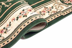 Prostokątny zielony dywan w klasycznym stylu - Ritual 4X