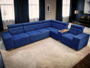Narożnik z funkcją spania, kanapa narożna Tulum III 330?280 cm 2 x relax elektryczny