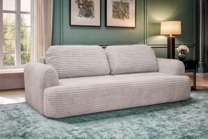 Sofa rozkładana Limba 250 x 108 cm tkanina Styl Skandynawski