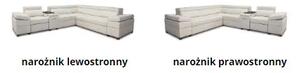 Narożnik do spania, narożnik do salonu Infinity VII 330/300 cm z funkcją relax, barkiem