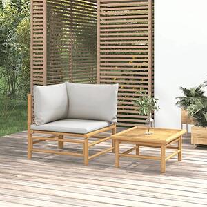 Elegancki zestaw ogrodowy z bambusa- Pattaya 5X
