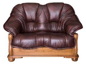 Sofa 2-osobowa ROMA Skóra Naturalna Styl holenderski