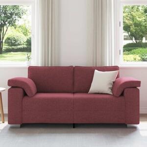Sofa czerwone wino 180 x 77 x 82 cm tkanina