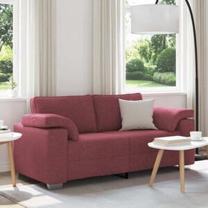 Sofa czerwone wino 180 x 77 x 82 cm tkanina